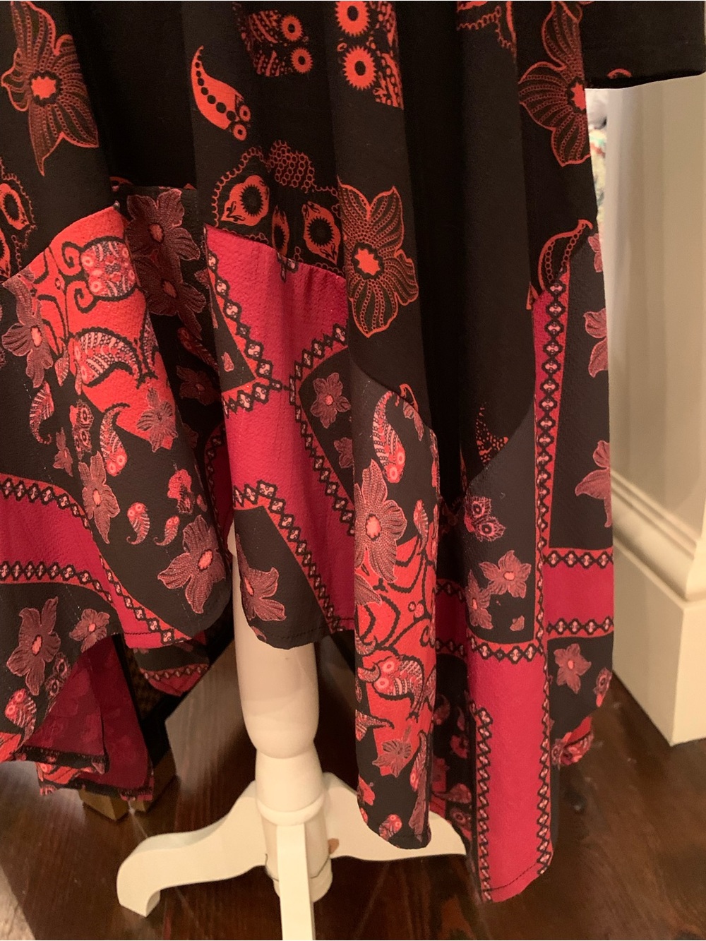 DESIGUAL CHICAGO ASYMMETRICAL KERCHIEF DRESS. NWOT! - Picture 4 of 12